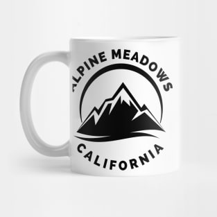 Alpine Meadows Ski Snowboard Mountain California Yosemite - Travel Mug